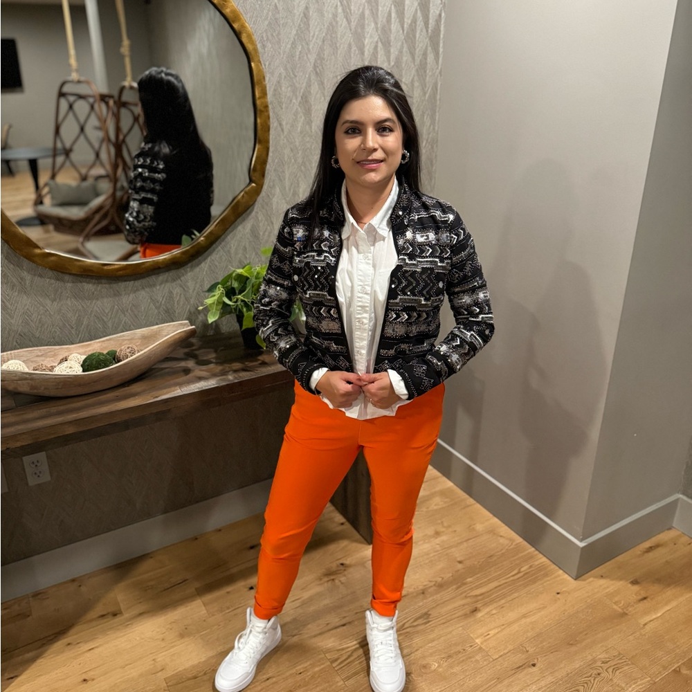 Stylish Black and White Women's Jacket
